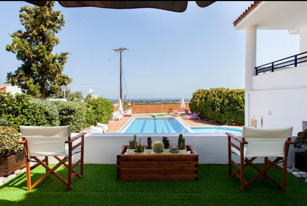 Artemis Luxury Villa - Hersonissos Private Pool Oasis Exterior photo