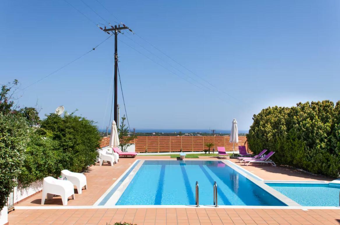 Artemis Luxury Villa - Hersonissos Private Pool Oasis Exterior photo